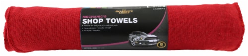 The Detailer's Choice® Mechanic's Shop Towels - 8 pk - Red Perspective: front