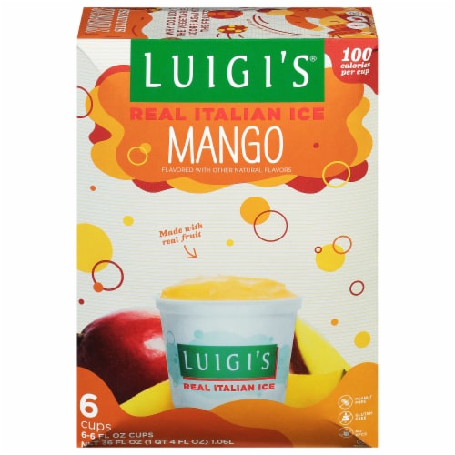 Luigi’s® Fat Free Mango Italian Ice