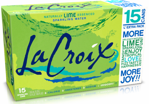 LaCroix Lime Sparkling Water Perspective: front