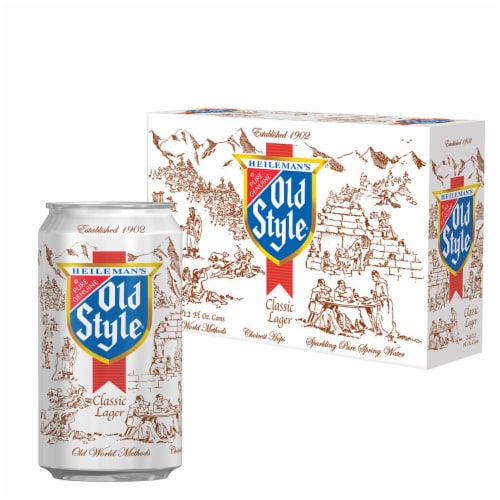 Old Style Beer American Lager Perspective: front