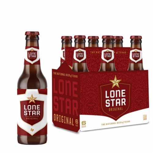 Lone Star Texas Lager Domestic Beer Perspective: front
