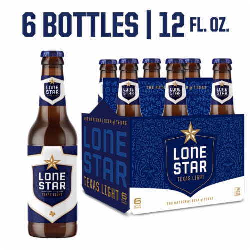 Lone Star Light Texas Lager Beer Perspective: front