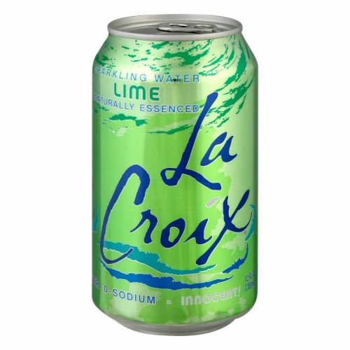 LaCroix® Lime Flavored Sparkling Water Can Perspective: front