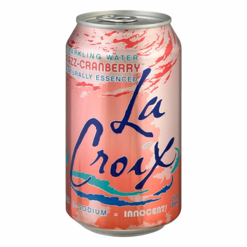 LaCroix Cran-Raspberry Sparkling Water Perspective: front