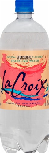 LaCroix® Grapefruit Flavored Sparkling Bottled Water Perspective: front