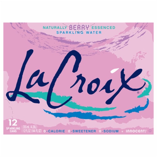 LaCroix® Berry Flavored Sparkling Water Cans Perspective: front