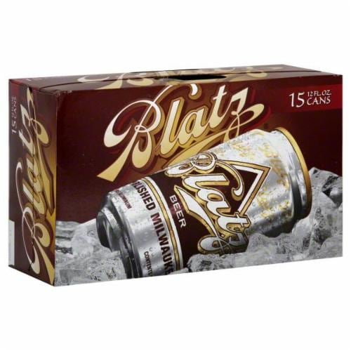 Blatz Beer Perspective: front