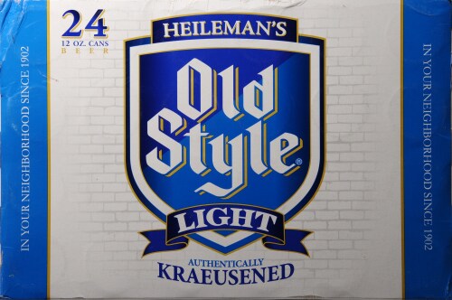 Old Style Light Beer Perspective: front