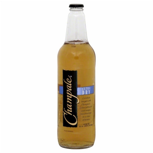 Champale® Extra Dry Malt Single Bottle Perspective: front