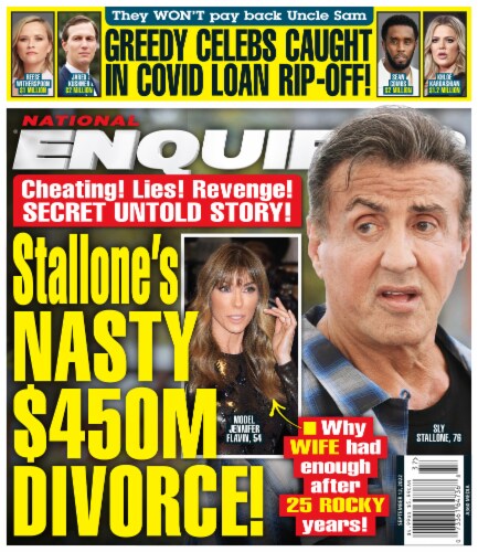 National Enquirer Magazine Perspective: front