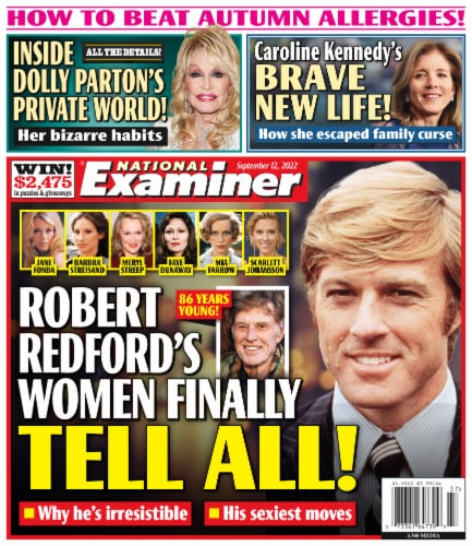 National Examiner Magazine Perspective: front
