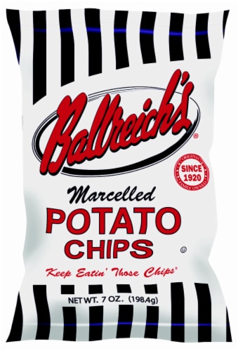 Ballreich's Marcelled Potato Chips Perspective: front