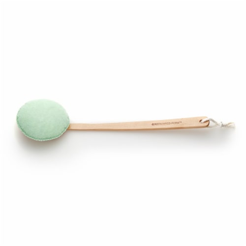 Earth Therapeutics® Gentle Buff Back Brush Perspective: front