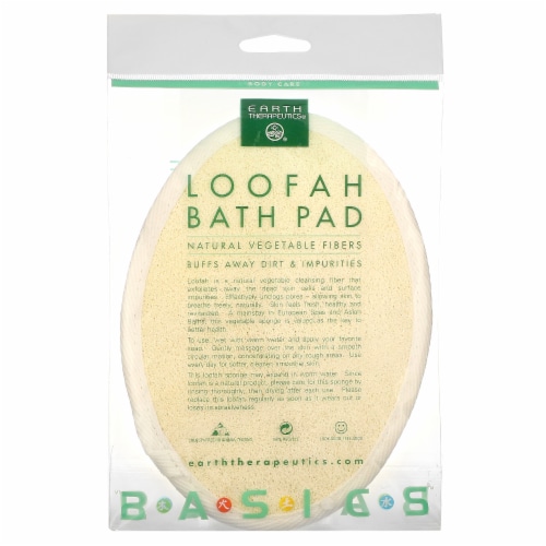 Earth Therapeutics Loofah Bath Pad Perspective: front