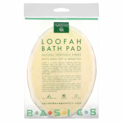 Earth Therapeutics Loofah Bath Pad - 1 Pad Perspective: front