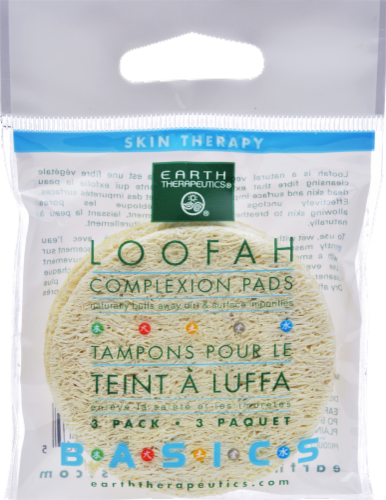Earth Therapeutics Loofah Complexion Pads Perspective: front