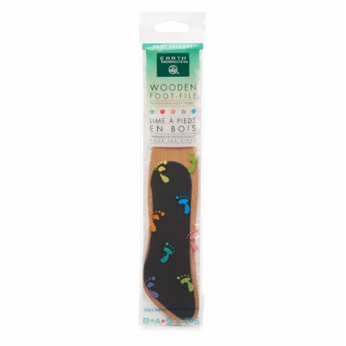 Earth Therapeutics Wooden Foot File Perspective: front