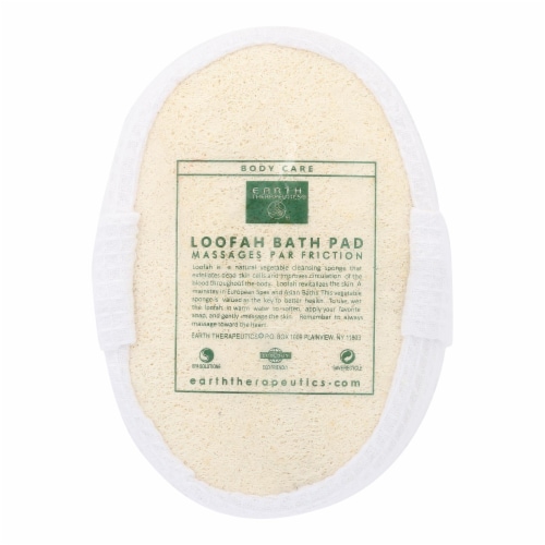 Earth Therapeutics Loofah Bath Pad - 1 Pad Perspective: front