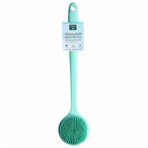 Earth Therapeutics Silicone Back Brush Perspective: front