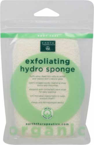Earth Therapeutics® Cotton Square Sponge Perspective: front