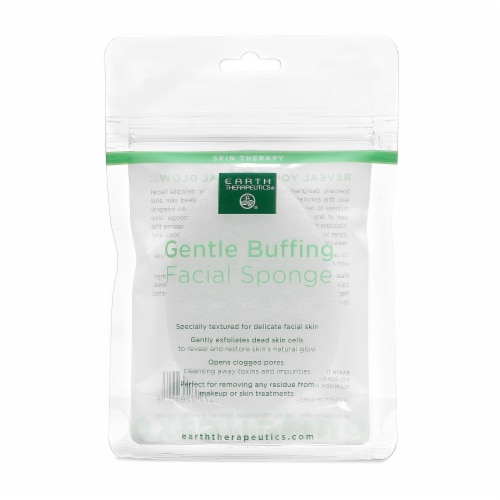 Earth Therapeutics Gentle Buffing Facial Sponge Perspective: front