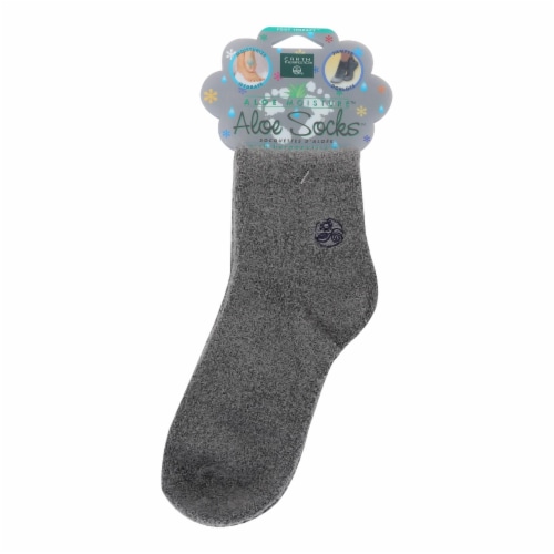 Earth Therapeutics Aloe Socks Blue, 1 Pair