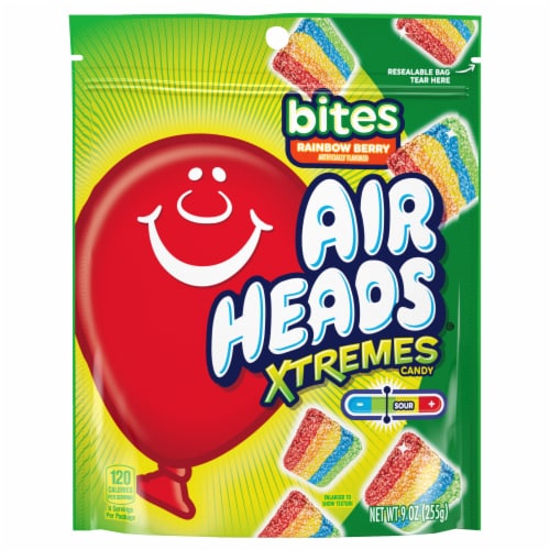 Airheads® Xtremes Rainbow Berry Bites Candy Bag Perspective: front