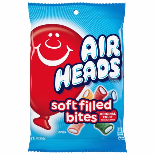 Airheads® Soft Filled Bites Original Fruit Flavors Candy Perspective: front