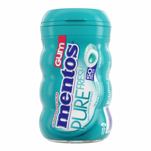 Mentos Pure Fresh Sugar Free Fresh Mint Chewing Gum, 50 pc - Harris Teeter