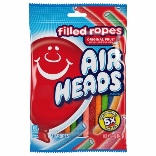 Airheads Filled Ropes Assorted Fruit Flavored Candy Perspective: front