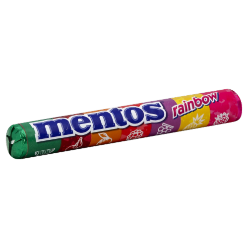 Mentos Rainbow Mints Perspective: front