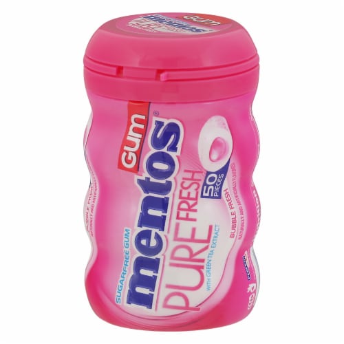 Mentos Bubble Fresh Gum Perspective: front