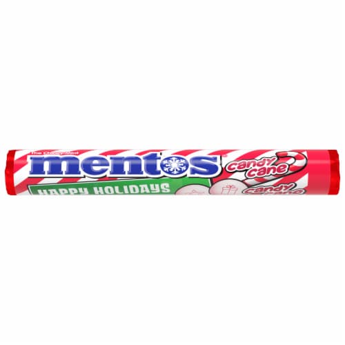 Mentos Holiday Candy Cane Flavored Mints Perspective: front
