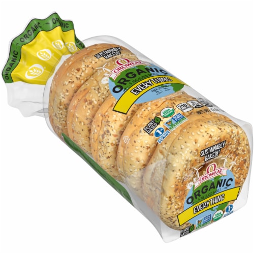 Oroweat® Organic Everything Bagels Perspective: front