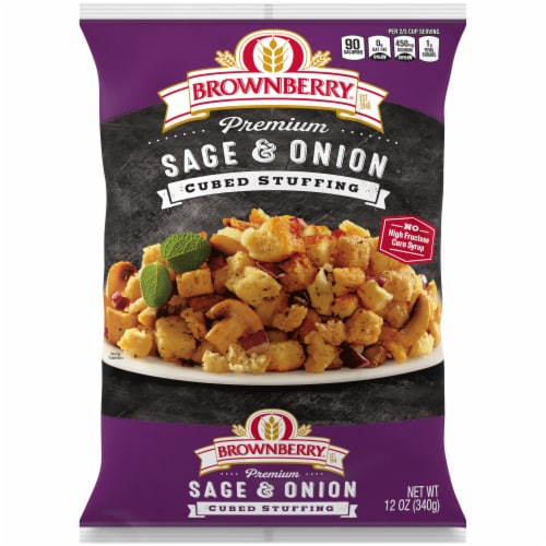 Brownberry® Cubed Sage & Onion Stuffing Perspective: front