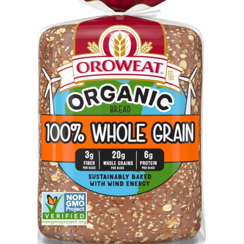 Oroweat® Organic 100% Whole Grain Bread Perspective: front