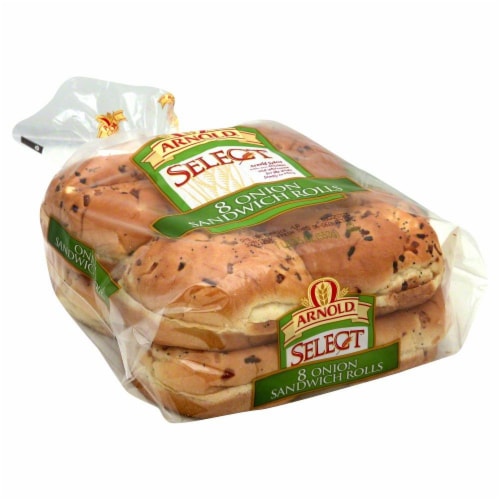 Arnold Select Onion Sandwich Rolls Perspective: front