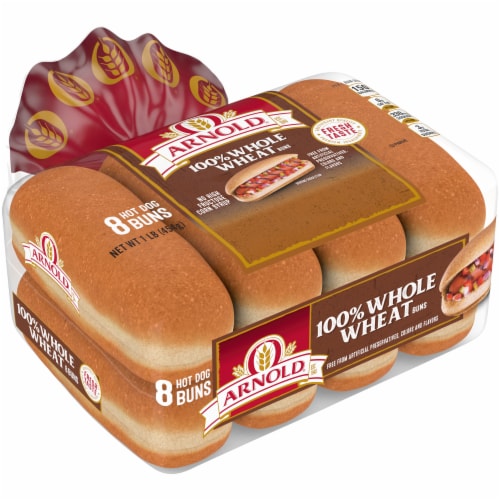 Arnold® 100% Whole Wheat Hot Dog Buns