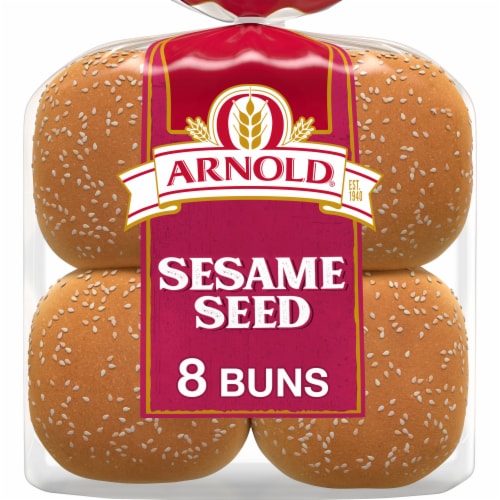Arnold Sesame Seed Buns Perspective: front