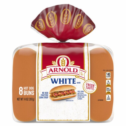 Arnold® Hot Dog Buns Perspective: front