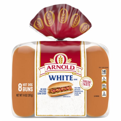 Arnold® Hot Dog Buns Perspective: front