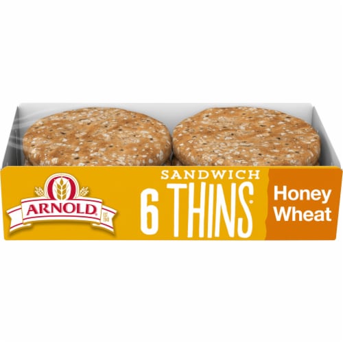 Arnold® Honey Wheat Sandwich Thins® Perspective: front