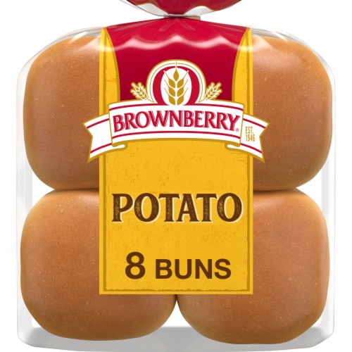 Brownberry Potato Buns Perspective: front