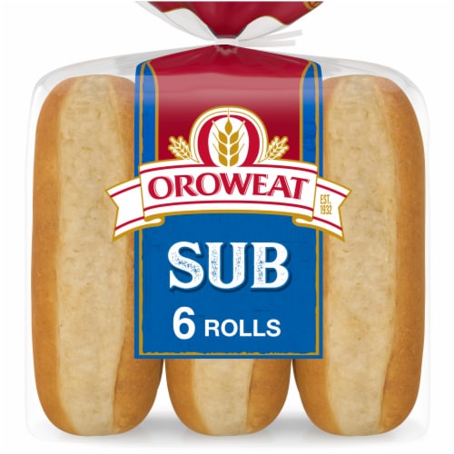 Oroweat Sub Sandwich Rolls Perspective: front