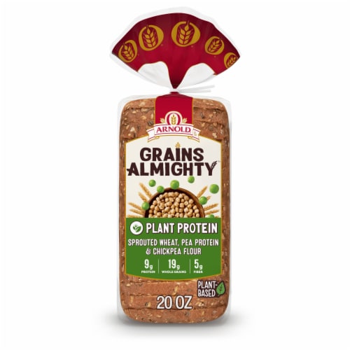 Arnold® Grains Almighty™ Plant Protein Bread Perspective: front
