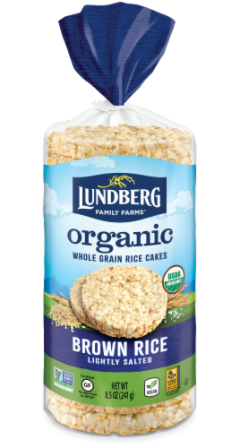 Lundberg Family Farms® Organic Lightly Salted Rice Cakes Perspective: front