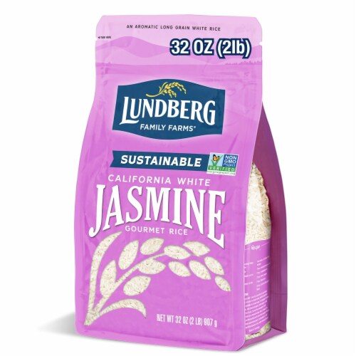 Lundberg Family Farms® Sustainable California White Jasmine Gourmet Rice Perspective: front