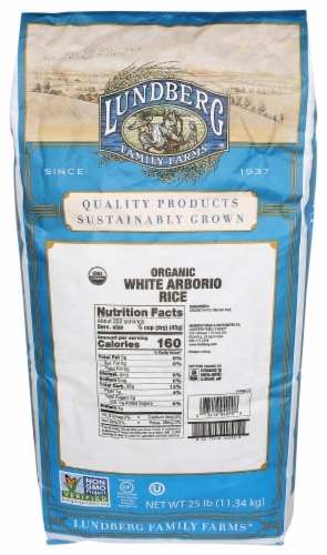 Lundberg Organic White Arborio Rice Perspective: front