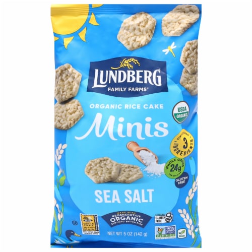 Lundberg Family Farms Organic Gluten-Free Sea Salt Rice Cake Minis