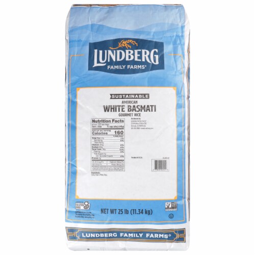 Lundberg Eco-Farmed California White Basmati Rice Perspective: front